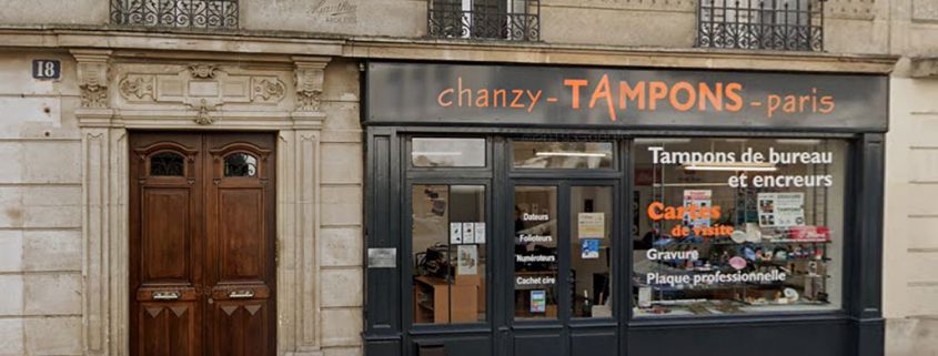 Chanzy Tampons Paris