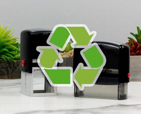 Recyclage tampon encreur de bureau